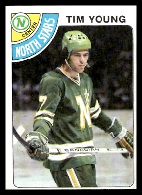 #ad 1978 Topps #138 Tim Young Minnesota North Stars Hockey card $2.50