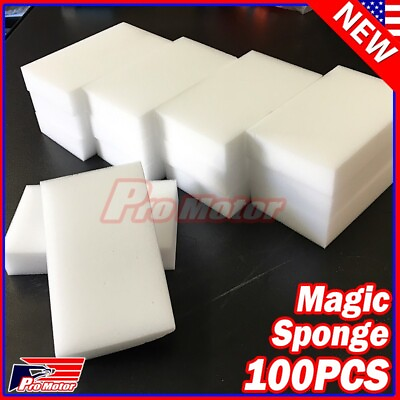 #ad Lot 100pcs Magic Sponge Eraser Melamine Washing Thick Cleaning Foam Home Tool $10.80