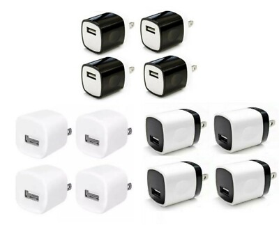 4x 1A USB Power Adapter AC Home Wall Charger US Plug FOR iPhone 5 6 7 8 X XS MAX $6.29