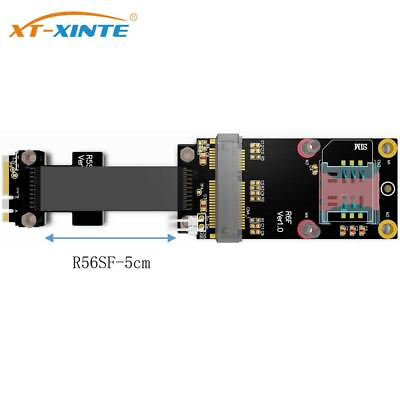 #ad Riser e key to Mini Adapter Cable pci A E PCI E Card M2 M.2 Network wifi mini $19.43