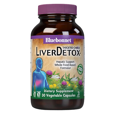#ad Bluebonnet Targeted Choice Liver Detox 30 Veg Capsules $24.37