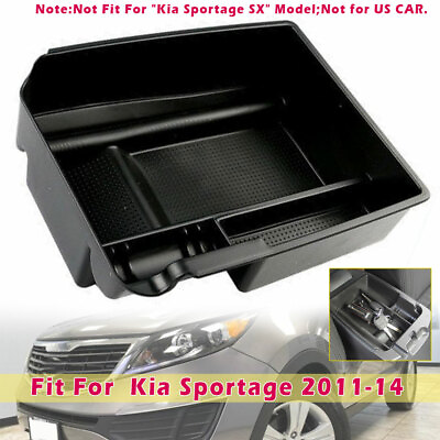 #ad For 11 14 Kia Sportage Console Armrest Secondary Storage Box Tray Container $20.63
