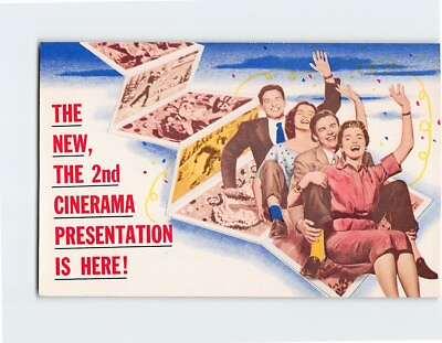 #ad Postcard The New The 2nd Cinerama Presentation is Here Capitol Theatre Ohio $9.95