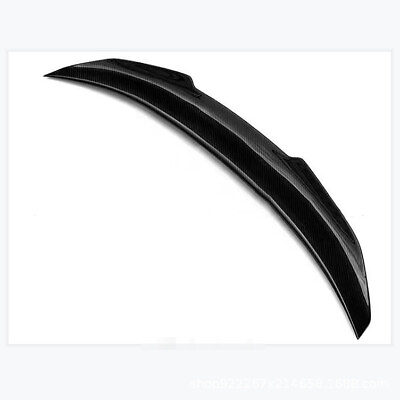 #ad Carbon Fiber Car Trunk Wing Spoiler Cover 1PC Part For 2015 2019 BMW X6 F16 F86 $306.74
