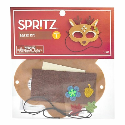 #ad Lot Of 9 DIY Deer Mask Activity Kit Spritz $11.00