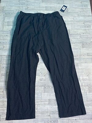 #ad Mens Ralph Lauren Polo Lounge Pants Checked Design Boxer Style Cotton Size L NWT $10.00
