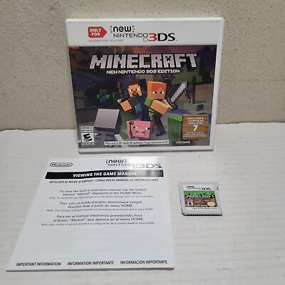 #ad Minecraft for New Nintendo 3DS Nintendo 3DS 2017 CARTRIDGE ONLY $20.99