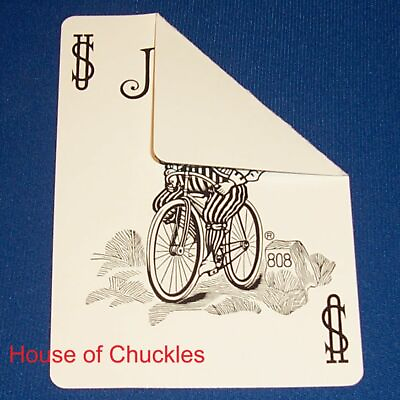 #ad 6 Joker Black and White Blank Back Bicycle Gaff Playing Cards for Magic Trick $3.00