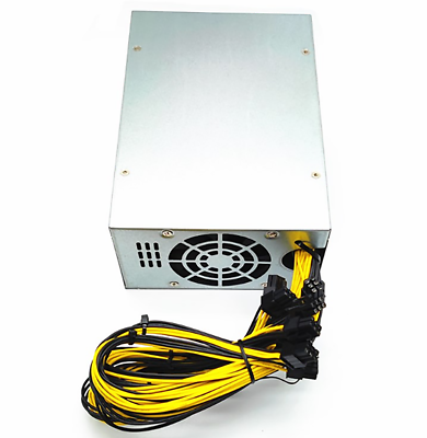 1800W PC Power Supply 10*6Pin PSU for Antminer S7 S9 L3 D3 A4 A6 741 E9 Miner $199.95
