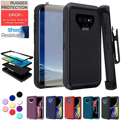#ad For Samsung Galaxy Note 9 Shockproof Heavy Duty Defender Case W Clip amp; Screen $10.49