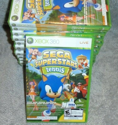 Sega Superstars Tennis amp; Arcade Game for XBOX 360 system NEW SEALED KIDS SONIC $9.97