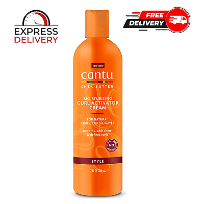 #ad Cantu Shea Butter for Natural Hair Moisturizing Curl Activator Cream 12 FL Oz $10.25