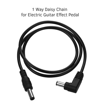 #ad 18V 2A 1 Way Right Angle Daisy Chain Power Cable for Guitar Effect Pedal T2O3 $5.63
