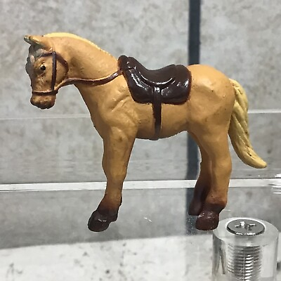 #ad Safari Horse Figure with Saddle Western $5.99
