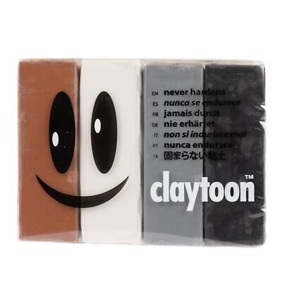 #ad Claytoon Modeling Clay – 1 lb Set Four 4 oz Bars – for Adult Use Only – Per... $30.79