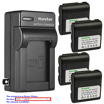 #ad Kastar Battery Wall Charger for Sharp VL E630H VLE630S VL E630U VL E650 VL E650U $61.99