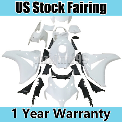 #ad Unpainted ABS Fairing Kit Fit For Honda CBR1000RR 2008 2011 Injection Bodywork $195.40