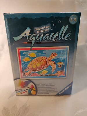 #ad NEW Ravensburger Aquarelle Watercolors Turtle Sea Underwater Art Kit 4.75 x 3.5quot; $10.05