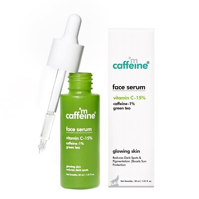 #ad mCaffeine 15% Vitamin C Face Serum for Pigmentation amp; Dark Spot Day amp; Night 30ml $16.92
