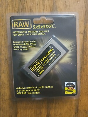 #ad NIP Hoodman RAW Alternative Memory Adapter for Sony SxS Applications $47.99