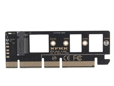 #ad PCIe NVMe M.2 NGFF SSD to PCI E PCI express 3.0 x4 x8 x16 adapter card coC gu C $13.87