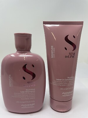 #ad Alfaparf Semi Di Lino Nutritive Shampoo 8.45 oz amp; Leave In Conditioner 6.76 oz $29.95