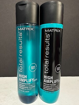 #ad Matrix Total Results High Amplify Protein Shampoo amp; Conditioner 10.1 floz Each $29.99
