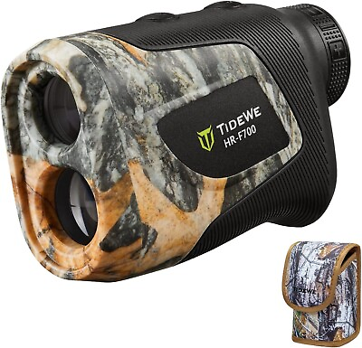 #ad TIDEWE Hunting Rangefinder with Rechargeable Battery 700 1000Y Camo Laser Range $84.98