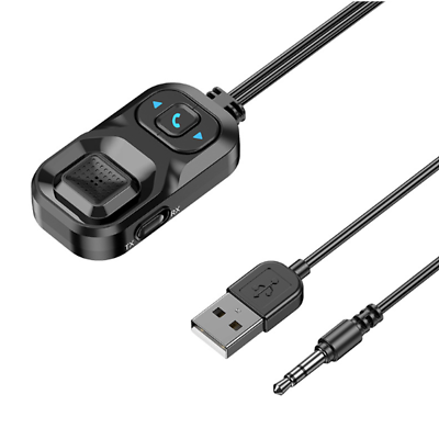 #ad USB Plug Bluetooth 5.1 Transmitter Receiver Hands free Adapter For Car Audio AUX $19.70