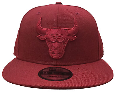 #ad New Era 9Fifty Cardinal NBA Chicago Bulls Custom Snapback OSFM $29.95