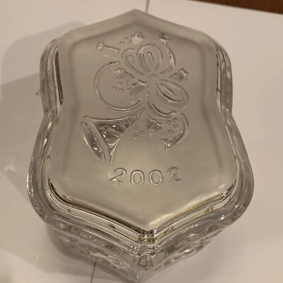 #ad Waterford Crystal Songs Of Christmas 7th Edition 2002 Deck The Halls Music Box $164.99
