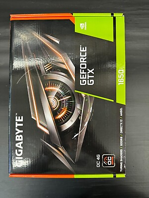 #ad Gigabyte GeForce GTX 1650 4GB GDDR6 Graphics Card HDMI DisplayPort DVI *NEW* $139.99