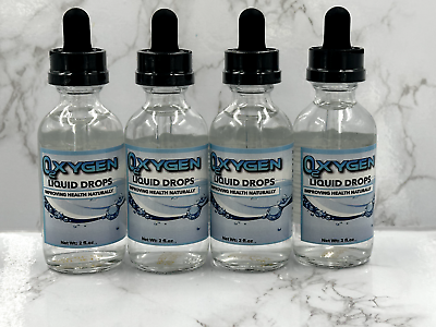 #ad 4 Oxygen 02 Liquid Drops 2 FL oz Dropper Stabilized Oxygen Concentrated Health $33.50