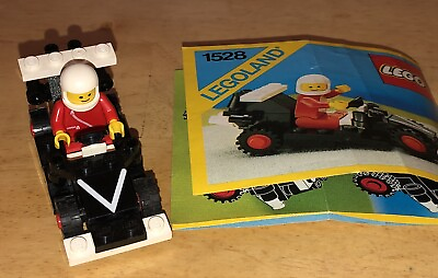 #ad Legos 1986 Dragster Legoland Town System #1528 Complete w Instructions $29.95