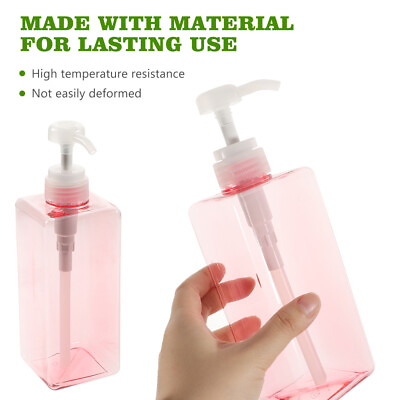 #ad 450ml Plastic Pump Bottle for Shampoo Conditioner Dispenser Hair Salon $8.78
