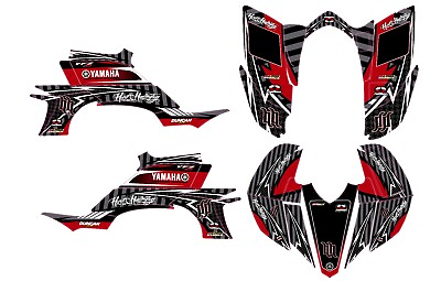 #ad Fits YFZ450 2003 2004 2005 2006 2007 2008 Yamaha Graphic decal kit stickers $127.40