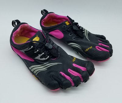 #ad Vibram Fivefingers KMD Sport Women#x27;s Size 6.5 7 EU 36 Running Shoes Black $29.99