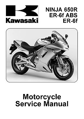 #ad Kawasaki service manual 2006 2007 amp; 2008 NINJA 650R ER 6f ABS $25.00