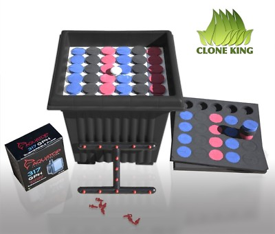#ad CLONE KING 36 SITE CLONER CLONING MACHINE 75 INSERTS 25 BLACK 25 BLUE 25 RED $99.99