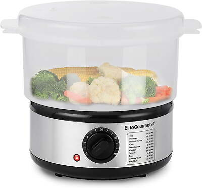 #ad 2 Quart Elcteric Food Vegetable Steamer with BPA Free Steamer Tray $17.06