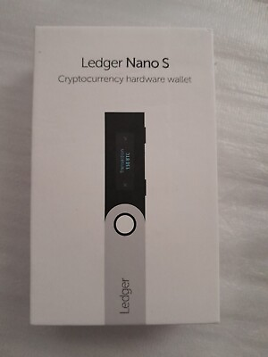 #ad Ledger Nano S Cryptocurrency Bitcoin Hardware Wallet Matte Black $33.25