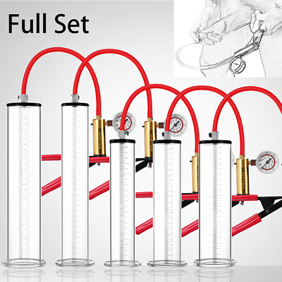 #ad For Male ED Enhancement Erectile Enlargement Enlarger Vacuum Penis Pump Cylinder $12.99