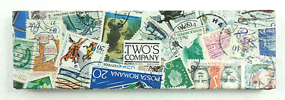 #ad Two#x27;s Company Vintage Postal Stamp Pencils Souvenir Travel Design amp; Case Unsharp $19.97