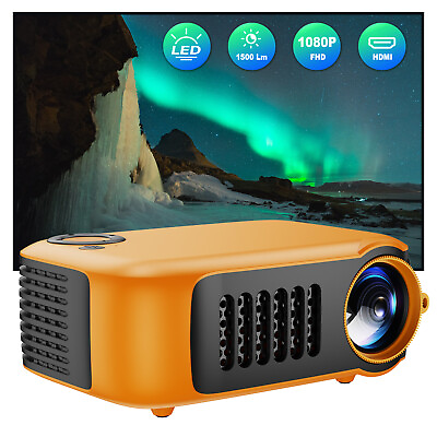 #ad Portable Projector 1080P FHD Mini Home Theater Cinema Video Movie HDMI USB AV $38.99