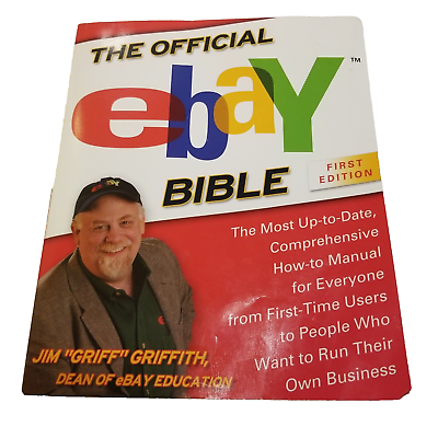 #ad The Official Ebay Bible Book by Jim Griff Griffith 2003 1st Edition Paperback $9.99