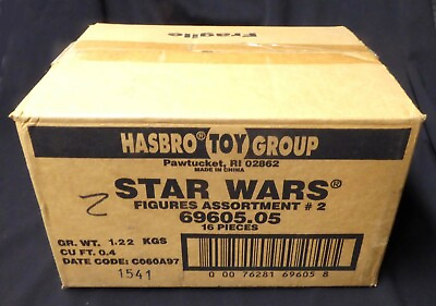 #ad Star Wars Hasbro Action Figure Case 69605.05 Factory Sealed New 1997 Amricons $309.99
