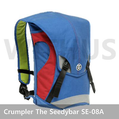 #ad Crumpler The Seedybar SE 08A Messenger Bag Backpack royal blue red Express $217.24