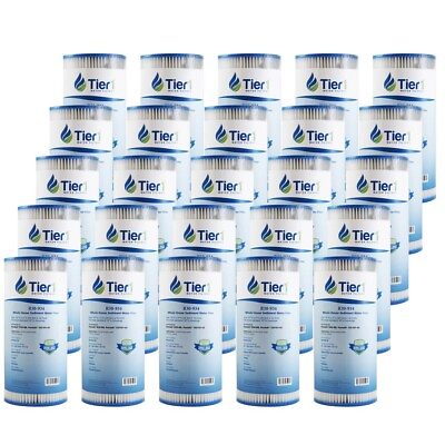 #ad 10 x 4.5 Inch R30 BB 30 Micron Polypropylene Sediment Tier1 Water Filter 25 Pac $201.77