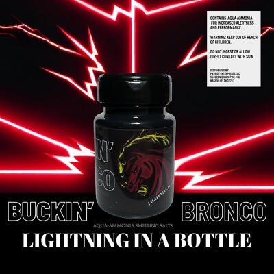 #ad Buckin Bronco Ammonia Smelling Salts Sniff Inhalant For Athletes amp; Performance $9.99