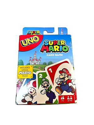 #ad UNO Super Mario Card Game By Mattel Video Game Themed Deck $6.50